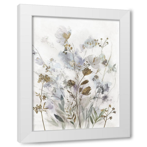 Delicate Foliage II White Modern Wood Framed Art Print by Jensen, Asia