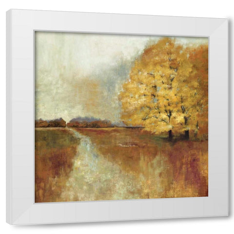 Repose White Modern Wood Framed Art Print by Jensen, Asia