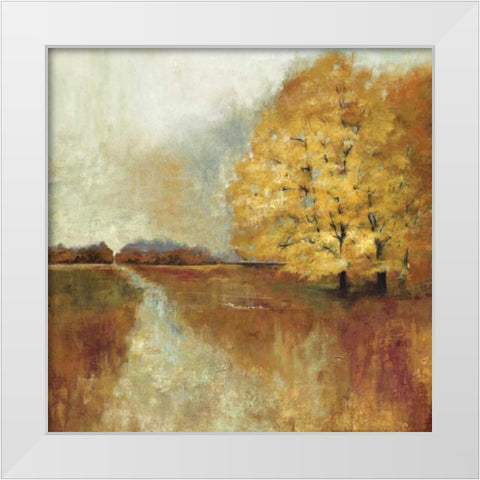 Repose White Modern Wood Framed Art Print by Jensen, Asia