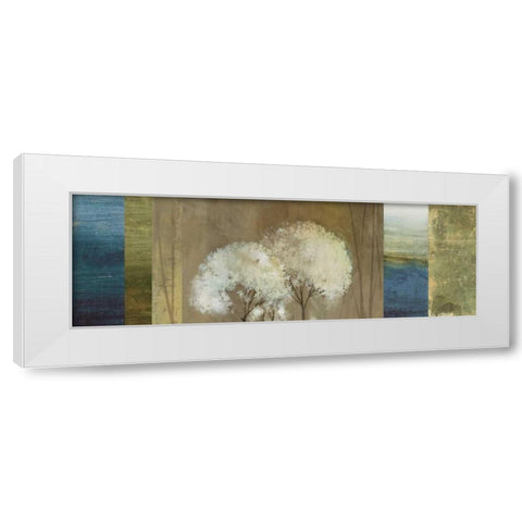 Grasses I White Modern Wood Framed Art Print by Jensen, Asia