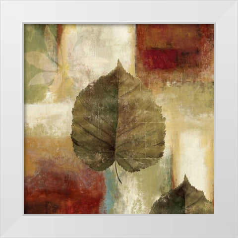Floating Along White Modern Wood Framed Art Print by Jensen, Asia