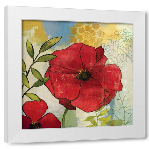 Thoughtfulness White Modern Wood Framed Art Print by Jensen, Asia