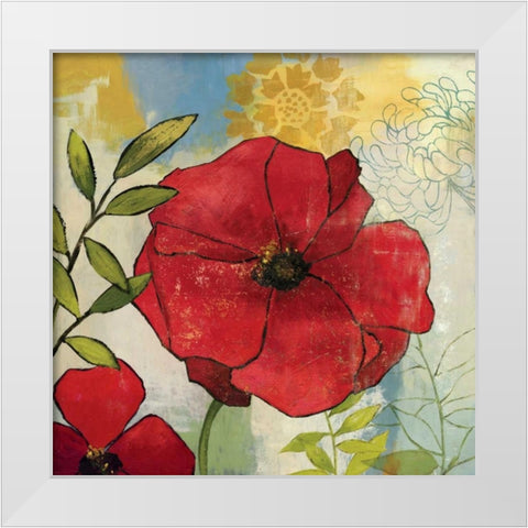 Thoughtfulness White Modern Wood Framed Art Print by Jensen, Asia