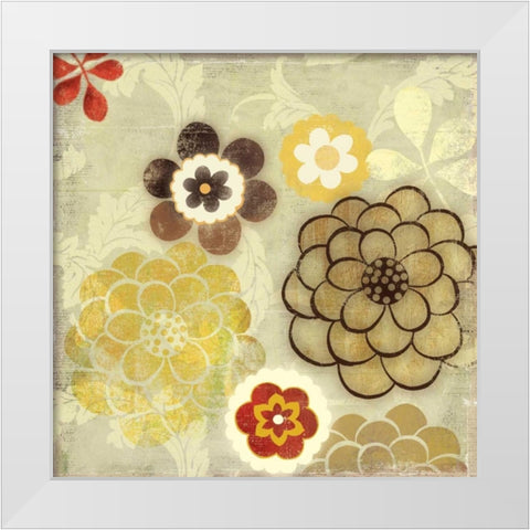 Pop - Mini White Modern Wood Framed Art Print by Jensen, Asia