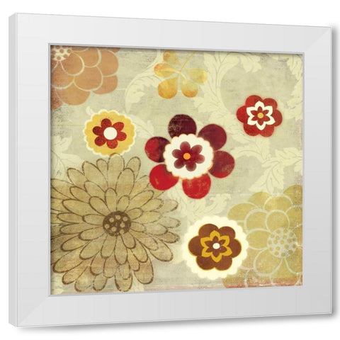 Burst - Mini White Modern Wood Framed Art Print by Jensen, Asia