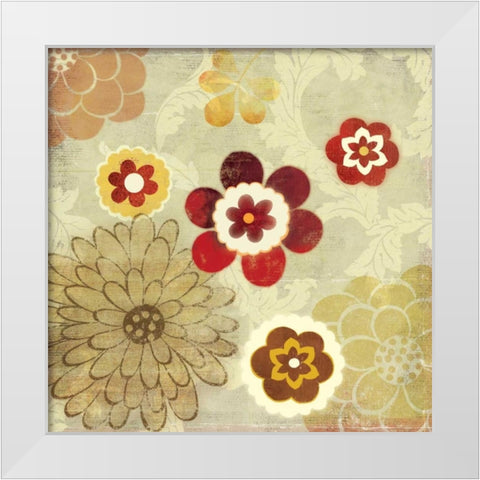 Burst - Mini White Modern Wood Framed Art Print by Jensen, Asia