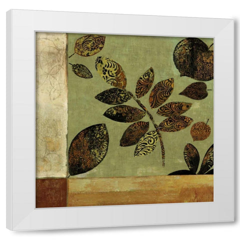 Collectibles I White Modern Wood Framed Art Print by Jensen, Asia