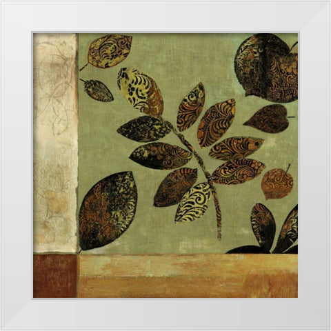 Collectibles I White Modern Wood Framed Art Print by Jensen, Asia