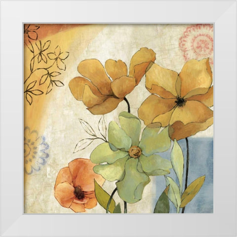 Olivia White Modern Wood Framed Art Print by Jensen, Asia