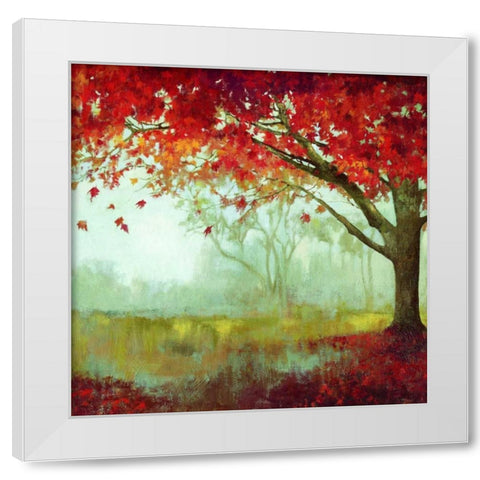 A Sense of Space I White Modern Wood Framed Art Print by Jensen, Asia