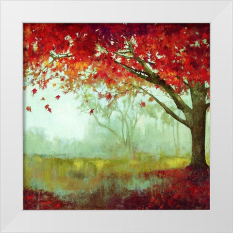 A Sense of Space I White Modern Wood Framed Art Print by Jensen, Asia