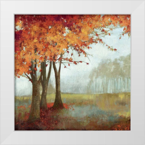 A Sense of Space II White Modern Wood Framed Art Print by Jensen, Asia