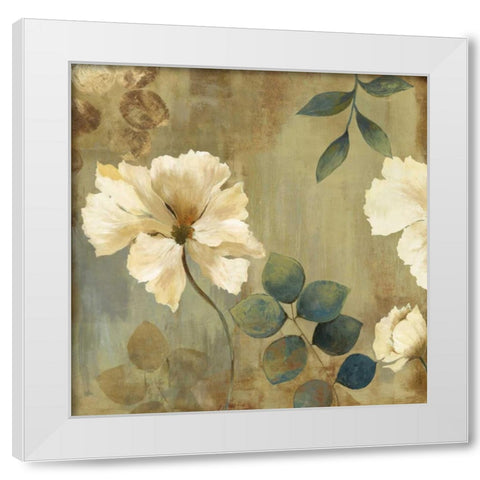 Golden Space I White Modern Wood Framed Art Print by Jensen, Asia