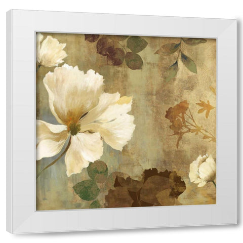 Golden Space II White Modern Wood Framed Art Print by Jensen, Asia