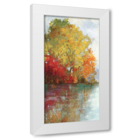 Forest Reflection II White Modern Wood Framed Art Print by Jensen, Asia