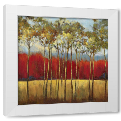 In the Horizon I White Modern Wood Framed Art Print by Jensen, Asia