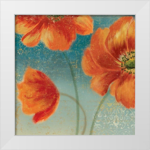 Putchys Garden II White Modern Wood Framed Art Print by Jensen, Asia