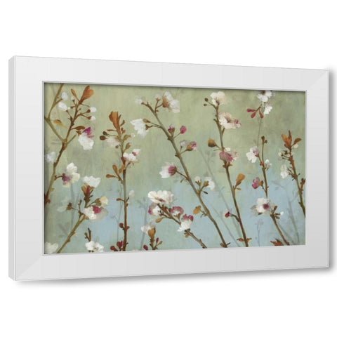 In the Wind White Modern Wood Framed Art Print by Jensen, Asia