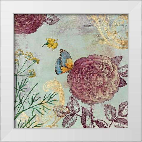 Venetian  II White Modern Wood Framed Art Print by Jensen, Asia