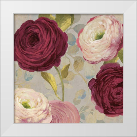 Amorous II White Modern Wood Framed Art Print by Jensen, Asia