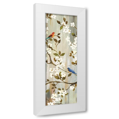 Bloom I White Modern Wood Framed Art Print by Jensen, Asia