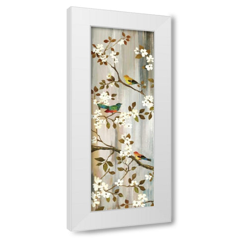 Bloom II White Modern Wood Framed Art Print by Jensen, Asia
