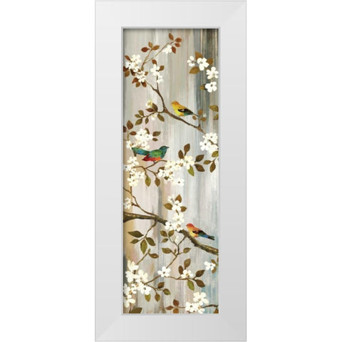 Bloom II White Modern Wood Framed Art Print by Jensen, Asia