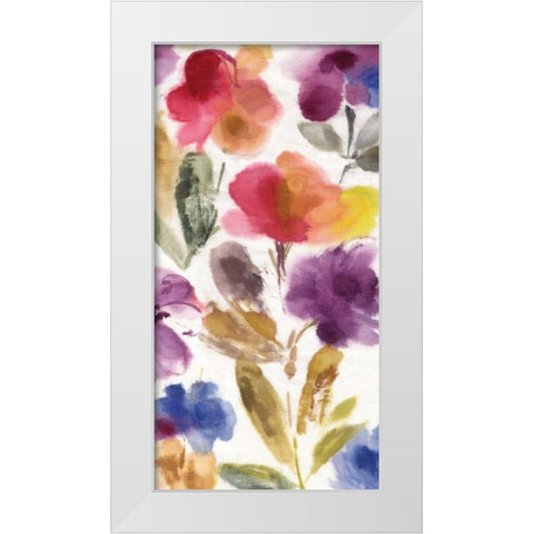 Charm I White Modern Wood Framed Art Print by Jensen, Asia