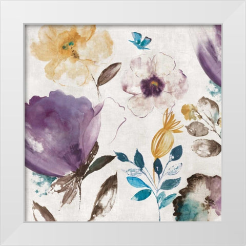 Quixotic II White Modern Wood Framed Art Print by Jensen, Asia