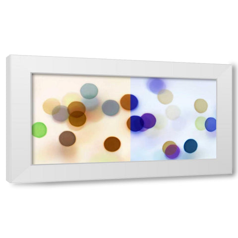 Firefly Parade I White Modern Wood Framed Art Print by McMasters, James