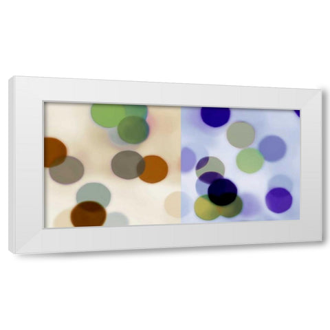Firefly Parade II White Modern Wood Framed Art Print by McMasters, James