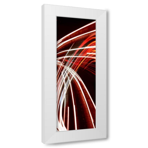 Transit B White Modern Wood Framed Art Print by McMasters, James