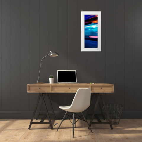 Lost in Tokyo White Modern Wood Framed Art Print by McMasters, James