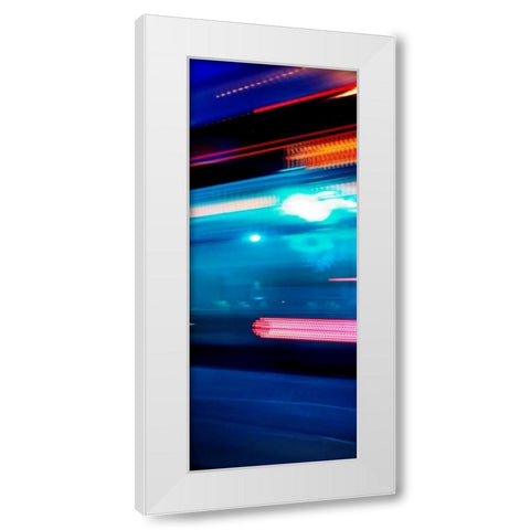 Lost in Tokyo White Modern Wood Framed Art Print by McMasters, James