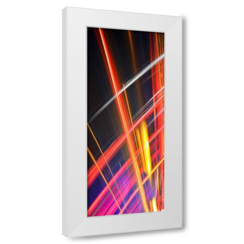 Enter the Void White Modern Wood Framed Art Print by McMasters, James