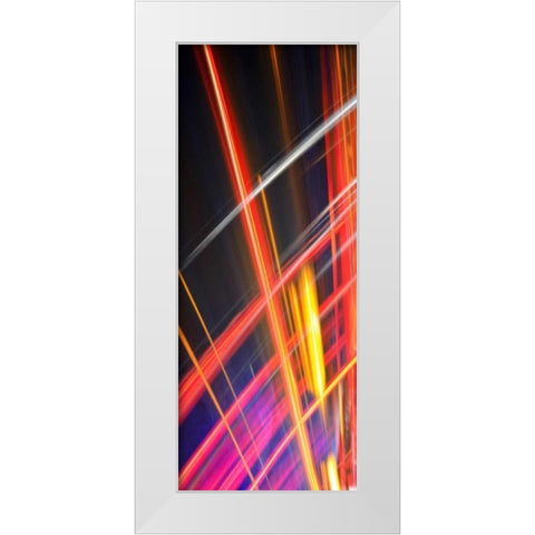 Enter the Void White Modern Wood Framed Art Print by McMasters, James