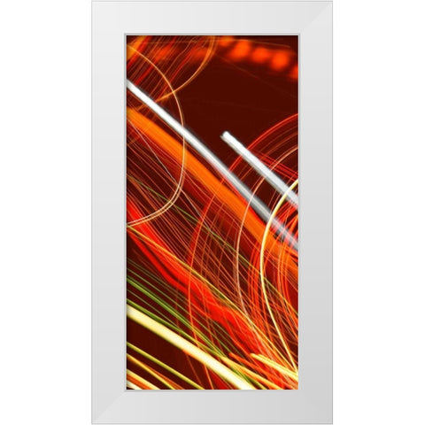 Solaris II White Modern Wood Framed Art Print by McMasters, James