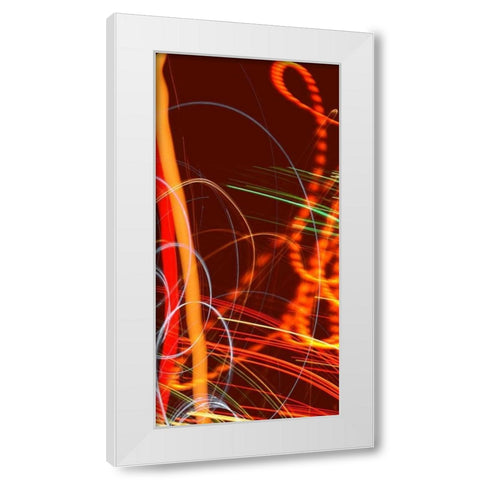 Solaris III White Modern Wood Framed Art Print by McMasters, James
