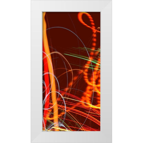Solaris III White Modern Wood Framed Art Print by McMasters, James