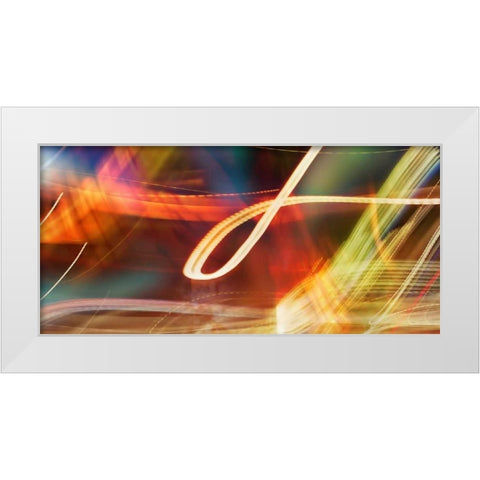 Aurora White Modern Wood Framed Art Print by McMasters, James