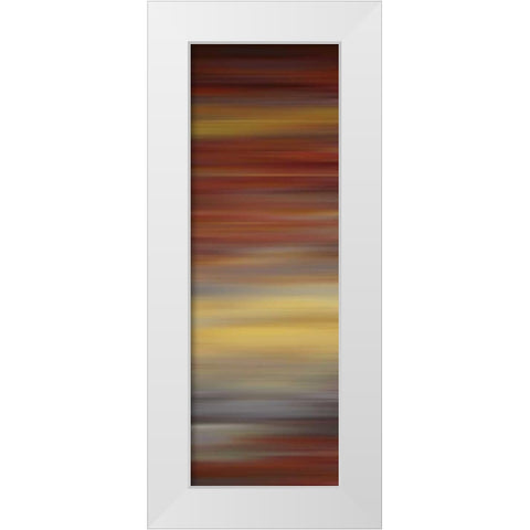 Metallurgy II White Modern Wood Framed Art Print by McMasters, James