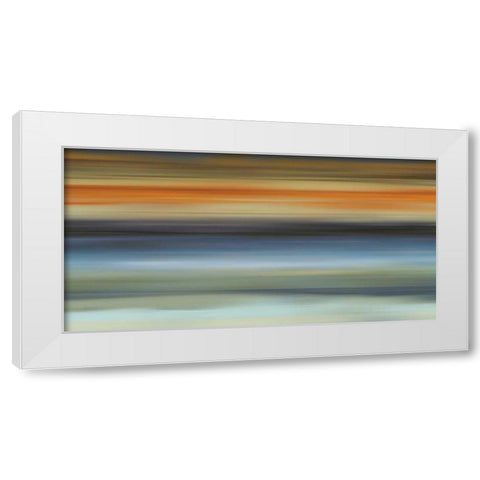 Euphoric I White Modern Wood Framed Art Print by McMasters, James