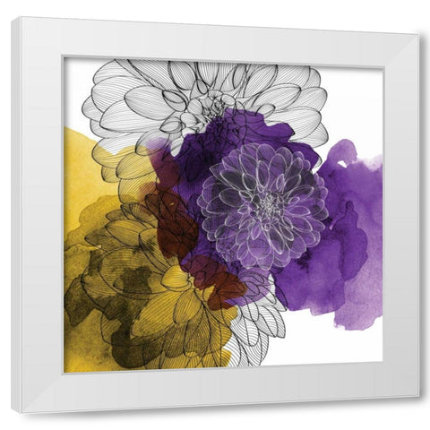 Barely Regal White Modern Wood Framed Art Print by Calaguiro, Kevin