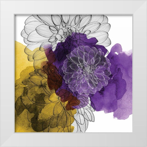 Barely Regal White Modern Wood Framed Art Print by Calaguiro, Kevin
