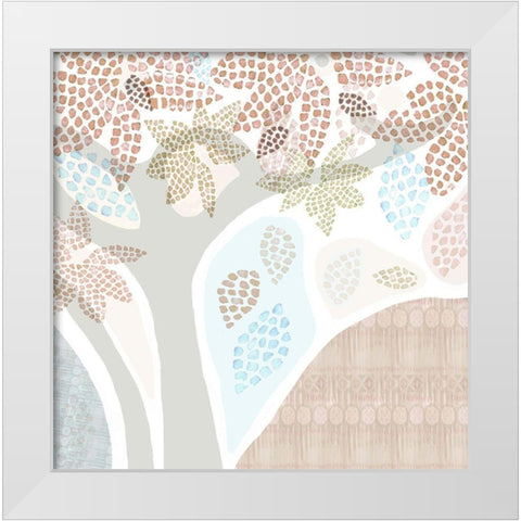 Olive Tree  White Modern Wood Framed Art Print by Kouta, Flora