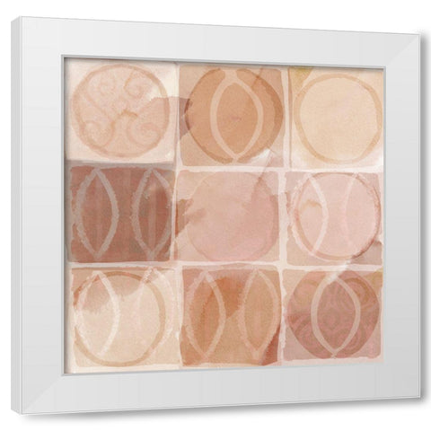Terra Rosa II  White Modern Wood Framed Art Print by Kouta, Flora