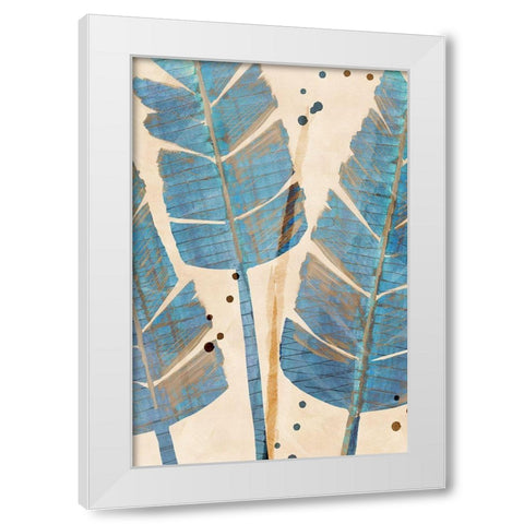 Limewash Palm II White Modern Wood Framed Art Print by Douta, Flora