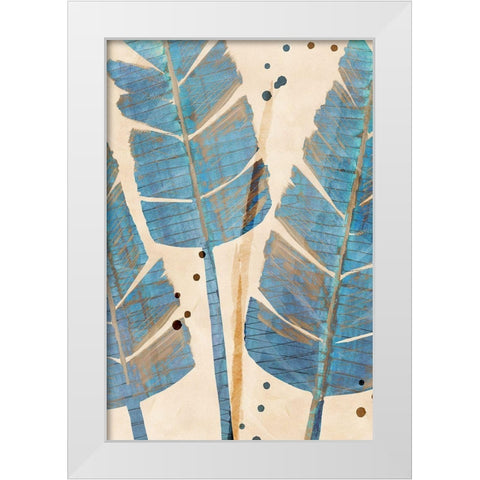 Limewash Palm II White Modern Wood Framed Art Print by Douta, Flora