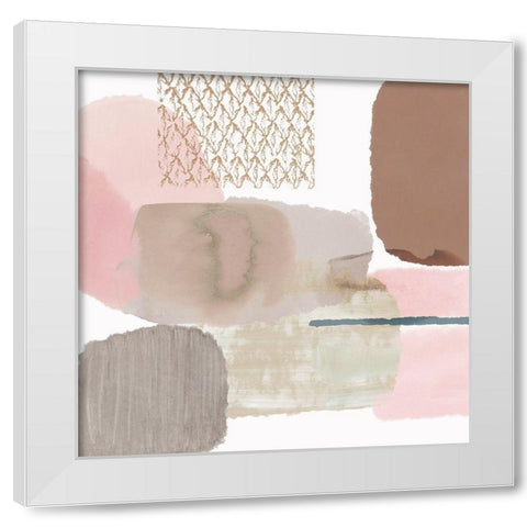 Afternoon Love II White Modern Wood Framed Art Print by Kouta, Flora