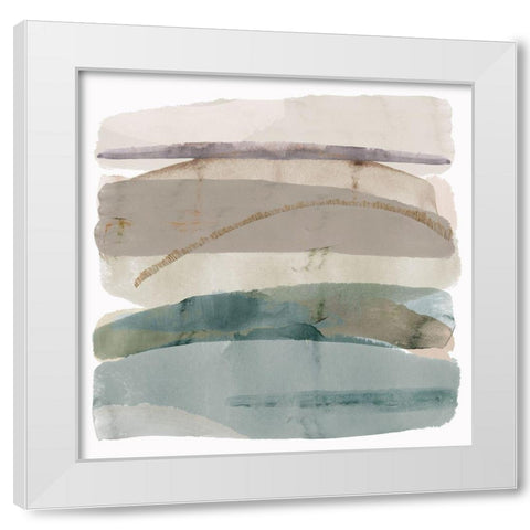 Seasalter Cliffs III White Modern Wood Framed Art Print by Kouta, Flora